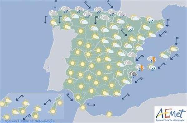 Descenso de temperaturas generalizado, en Navarra nuboso y bajada de temperaturas
