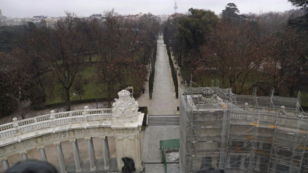 El mirador de la estatua de Alfonso XII se abrirá a público en 2018 en Madrid