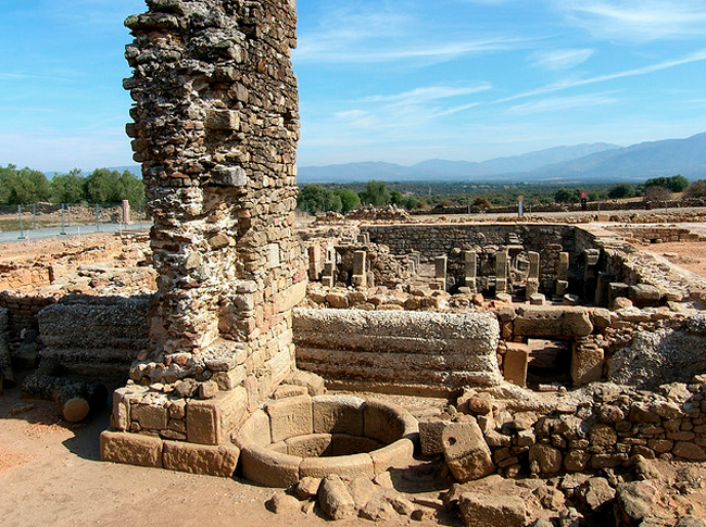 Las ruinas romanas de Cáparra reviven el trágico destino de 