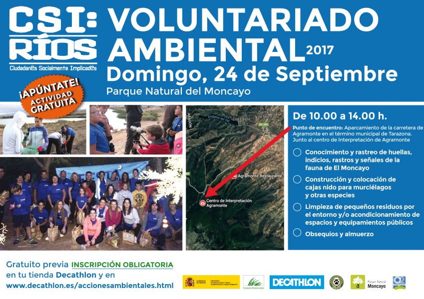 75 Voluntarios de Tudela participan en el Día de Acciones Ambientales promovido por Decathlon
