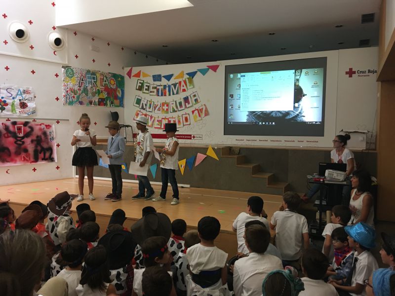 Más de 300 participantes en las Colonias Urbanas  de Verano de Cruz Roja Navarra