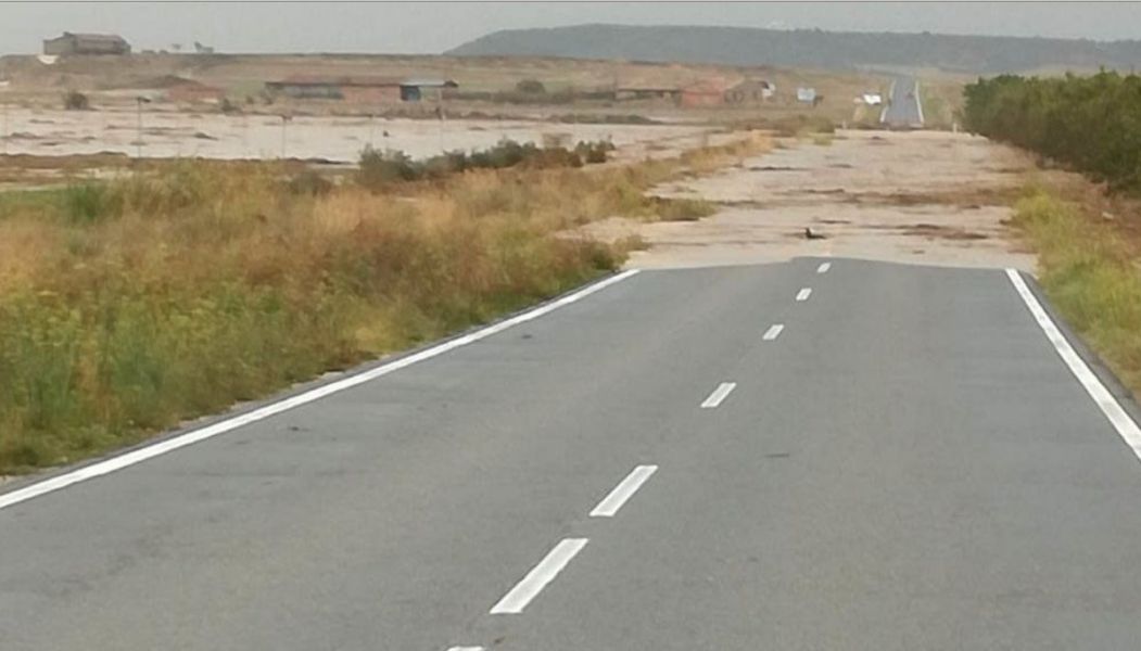 Una tormenta torrencial deja hasta 100 litros en Ujué y Cáseda
