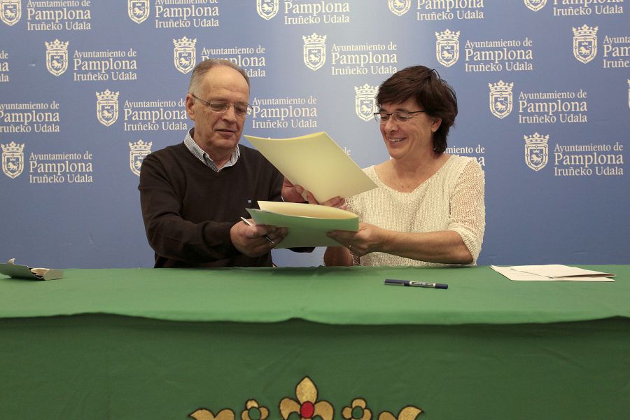 El Ayuntamiento de Pamplona y el Banco de Alimentos firman un convenio de colaboración