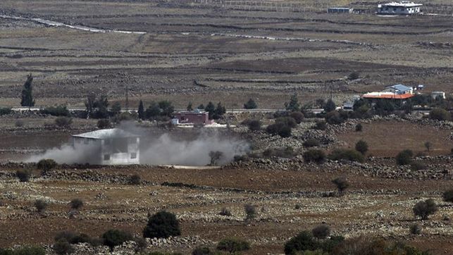 Israel ataca posiciones sirias en respuesta al lanzamiento de proyectiles