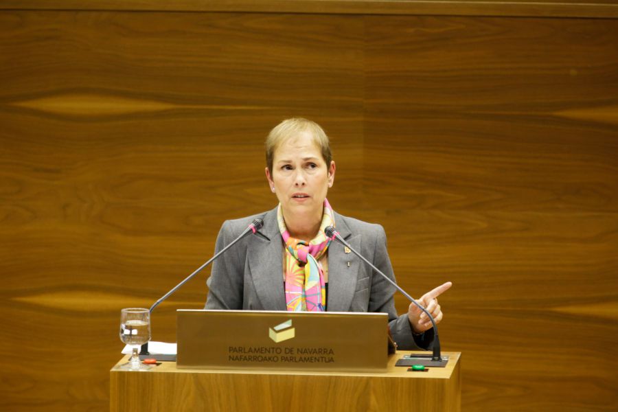 Debate Estado de Navarra: La presidenta Barkos precisa que 
