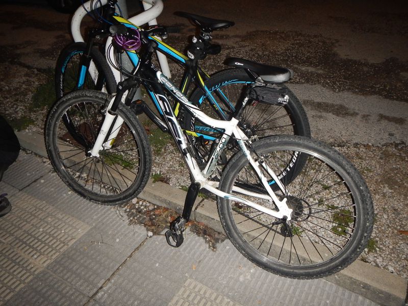 Colisión entre dos ciclistas en Pamplona