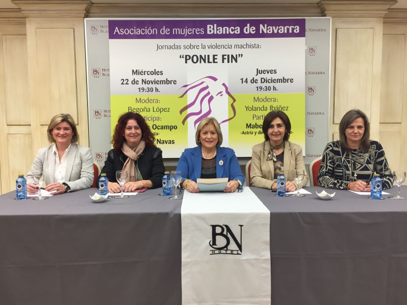 “Ponle Fin”, ciclo de conferencias de la Asociación Blanca de Navarra contra la violencia a las mujeres