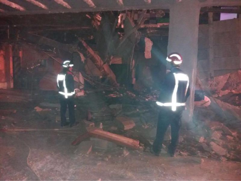 Veintidós heridos al hundirse de madrugada el suelo de una discoteca en Adeje