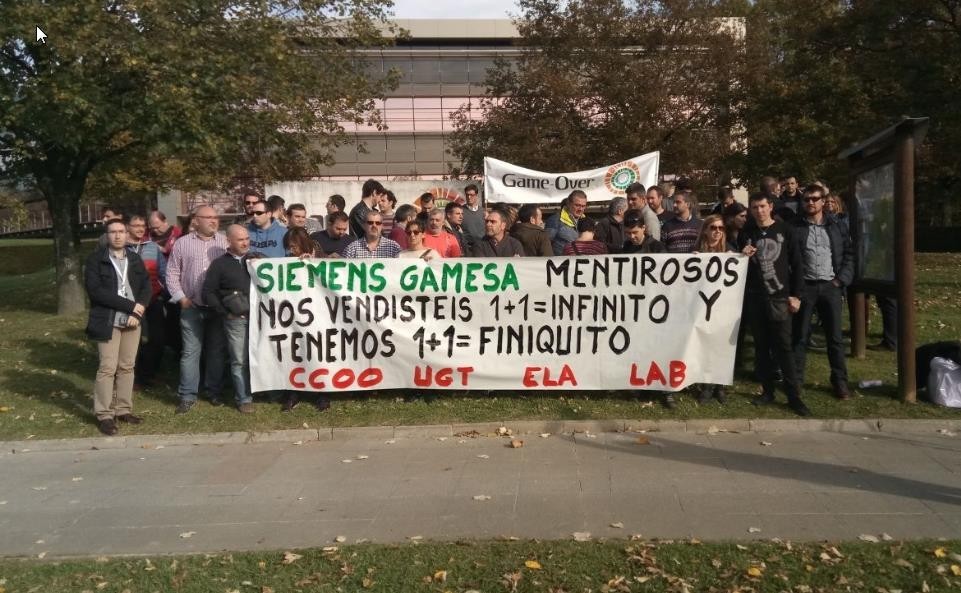 El Ayuntamiento de Pamplona muestra su apoyo a los trabajadores de Gamesa y pide al Gobierno que aborde la continuidad del empleo