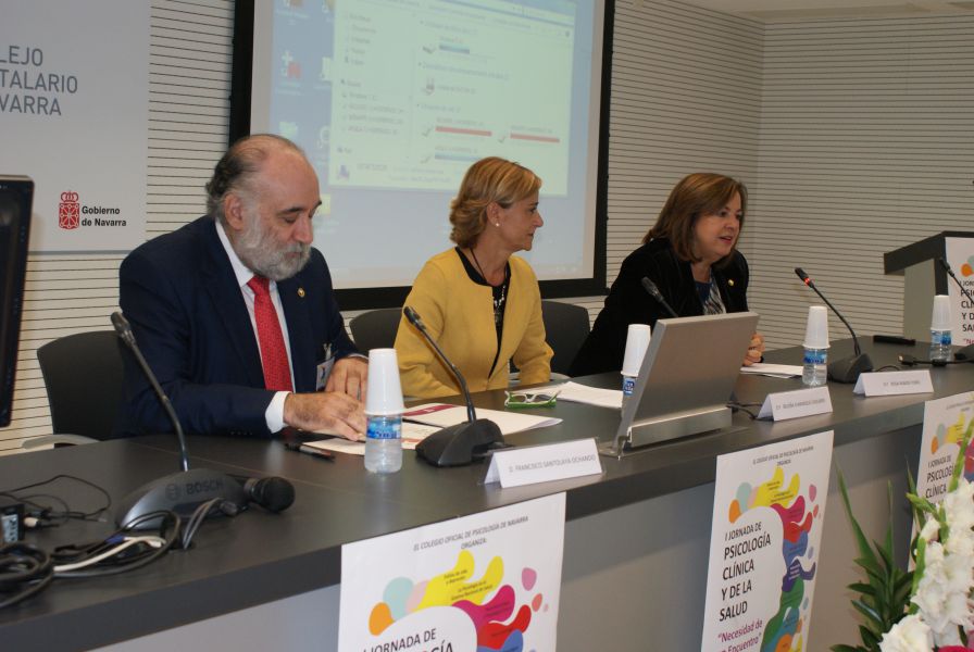 Francisco Santolaya inaugura la I Jornada de Psicología Clínica y de la Salud que se celebra en Pamplona
