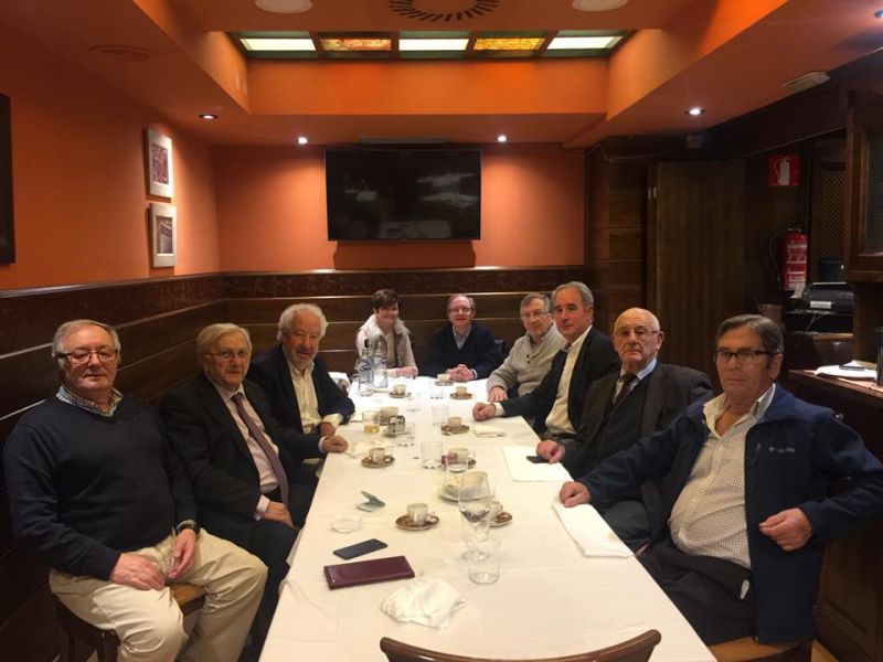 Encuentro de ex dirigentes de UCD-Asturias en Oviedo en el día de la Constitución