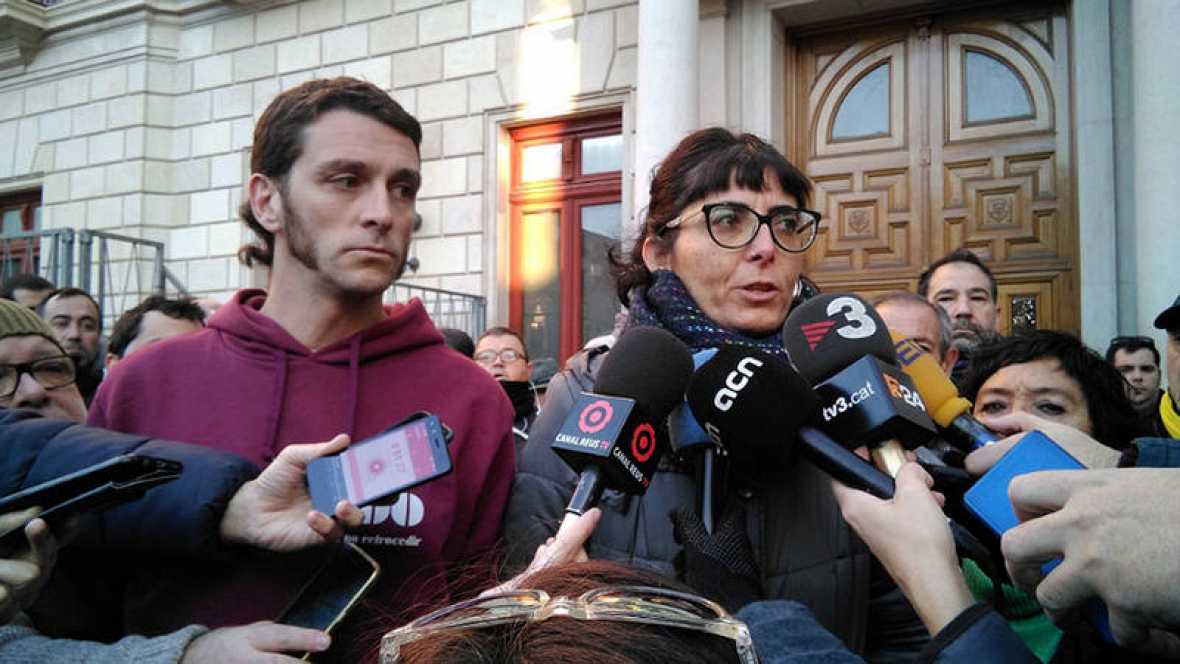 En libertad dos ediles de la CUP tras comparecer y negarse a declarar