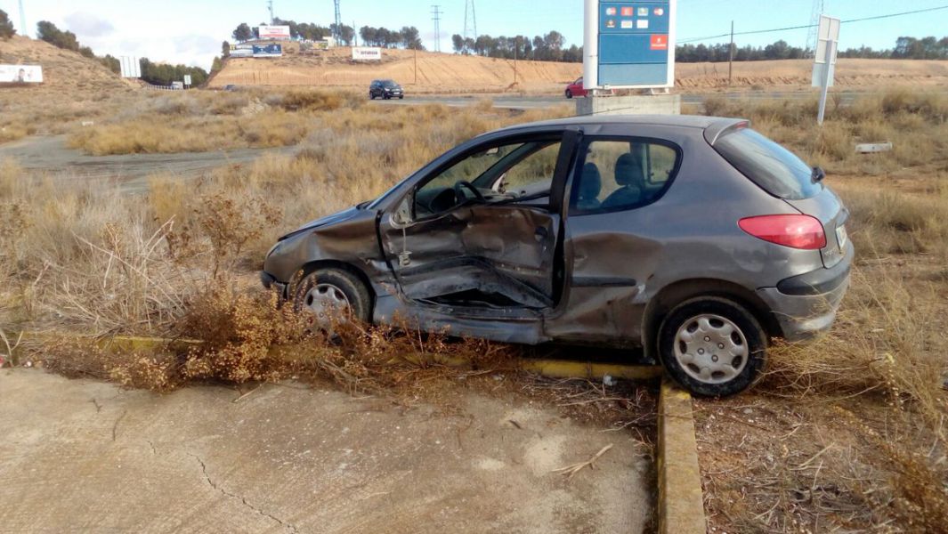 Un fallecido en un accidente de tráfico en Tudela, en la N-121-C