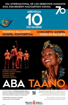 AGENDA: 10 de diciembre, en Baluarte, NEGUA KANTUZ y ABA TAANO