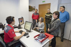 El Palacio de Justicia de Pamplona implanta el sistema SVisual que permite atender de manera especializada a las personas con discapacidad auditiva
