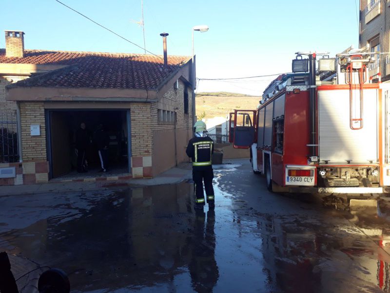 Un incendio causa daños en una vivienda en Fitero, sin provocar heridos