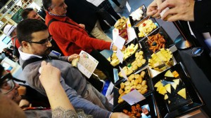 Degustación de productos de Navarra.