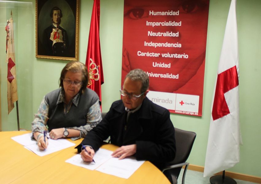Firmado un convenio entre Cruz Roja y la Federación Navarra de Patinaje