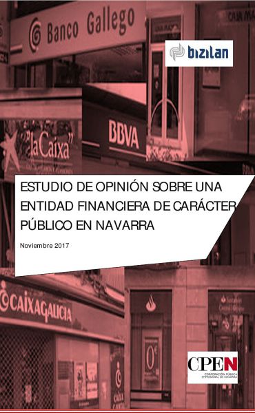 Un estudio encargado por Gobierno de Navarra dice que no hay demanda de banco público