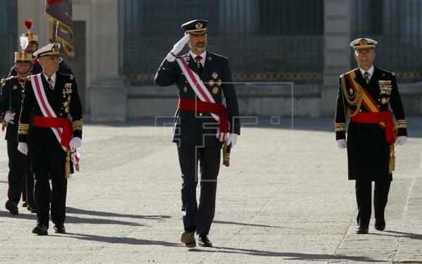 Felipe VI preside hoy la Pascua Militar con la presencia del Rey Juan Carlos