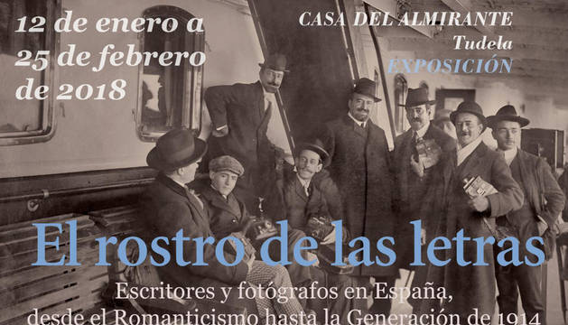 Fotografía y literatura se funden en Tudela en exposición «Rostro de Letras»