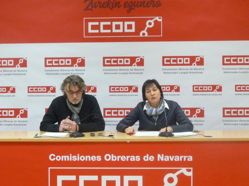 CCOO alerta de que en 2017 los accidentes laborales suben un 6% en Navarra