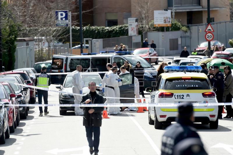 Dos hombres a bordo de una moto tirotearon a la víctima en Pozuelo de Alarcón (Madrid)