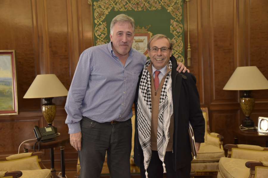 Recibido el presidente de la Asociación Comunidad Hispano Palestina de Jerusalén
