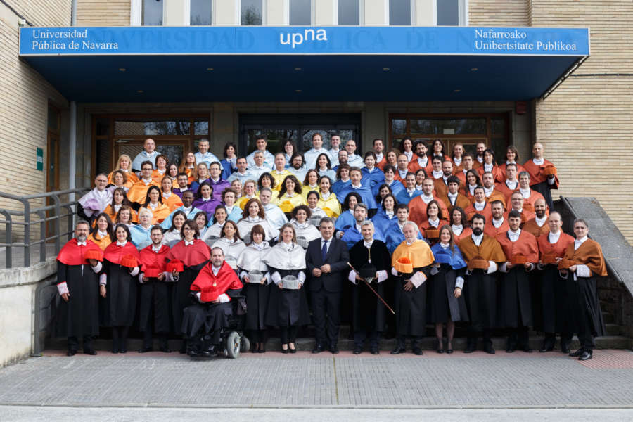 La UPNA celebra el acto de investidura de 178 nuevos doctores