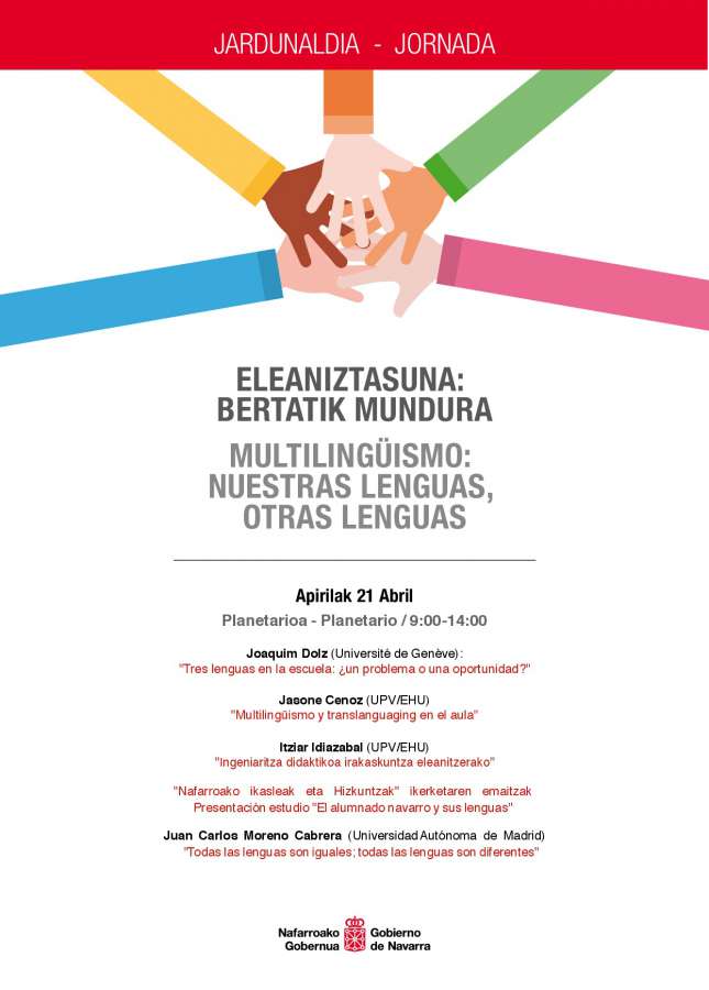 El mañana se abre el plazo para inscribirse en la jornada de multilingüismo, “Nuestras lenguas, otras lenguas”