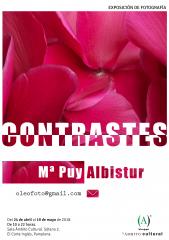 AGENDA: 25-19 mayo de abril, en Ámbito Cultural de Pamplona, exposición de fotografías: 'Contrastes'