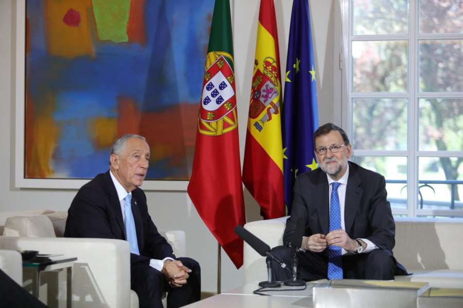 Rajoy y Rebelo de Sousa demandan una UE fuerte que atienda intereses ibéricos