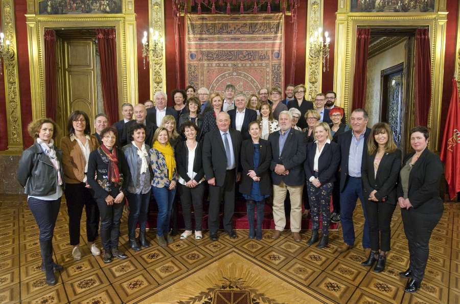 Una delegación del Consejo General de Pirineos Atlánticos visitó Navarra