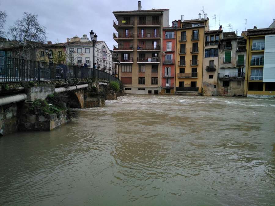Estella, Caparroso, Falces y Funes cierran 2019 con sus propios planes de emergencias y alerta ante inundaciones