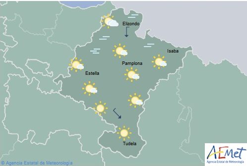 El tiempo hoy en Navarra