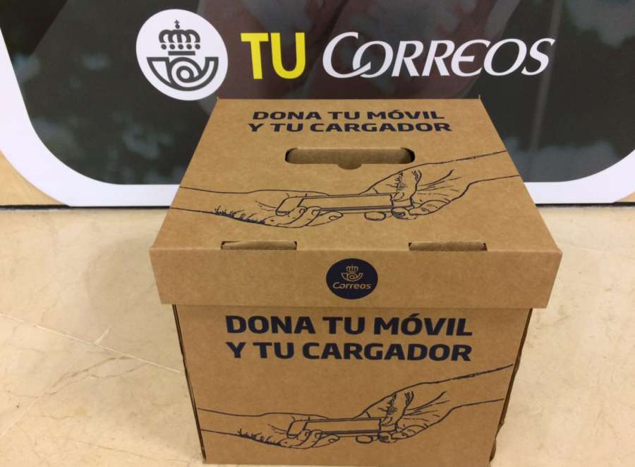 'Dona tu móvil' a ONGs en las oficinas de Correos
