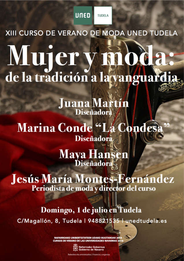 Martín, Conde y Hansen, protagonistas de XIII Curso de Moda de UNED de Tudela