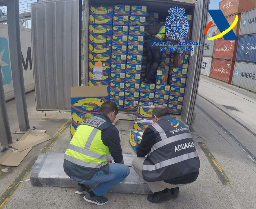 Incautados 420 kilos de cocaína en el Puerto de Algeciras enviados a España por el método del “gancho ciego”