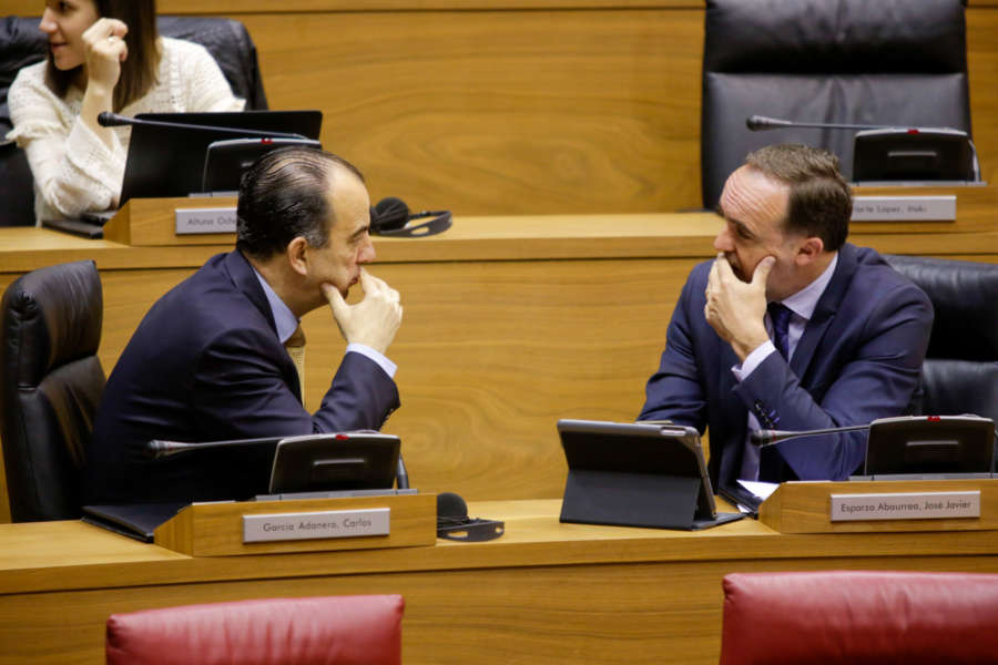 El Gobierno de Navarra no deja su agenda nacionalista, con los votos de Geroa Bai, Bildu, Podemos e I-E