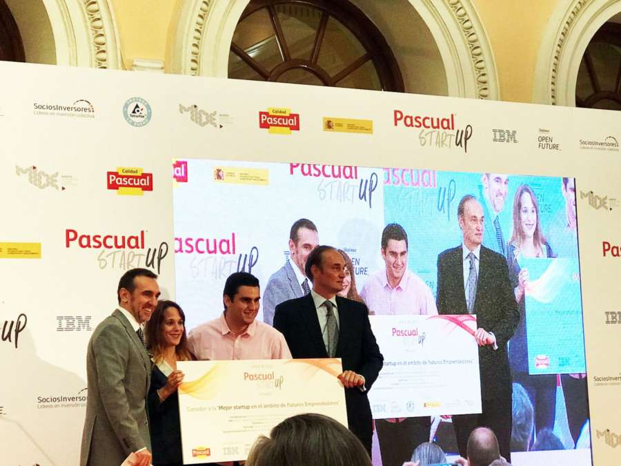 Dos estudiantes navarros ganan un concurso nacional “Futuros Emprendedores” de Pascual Startup