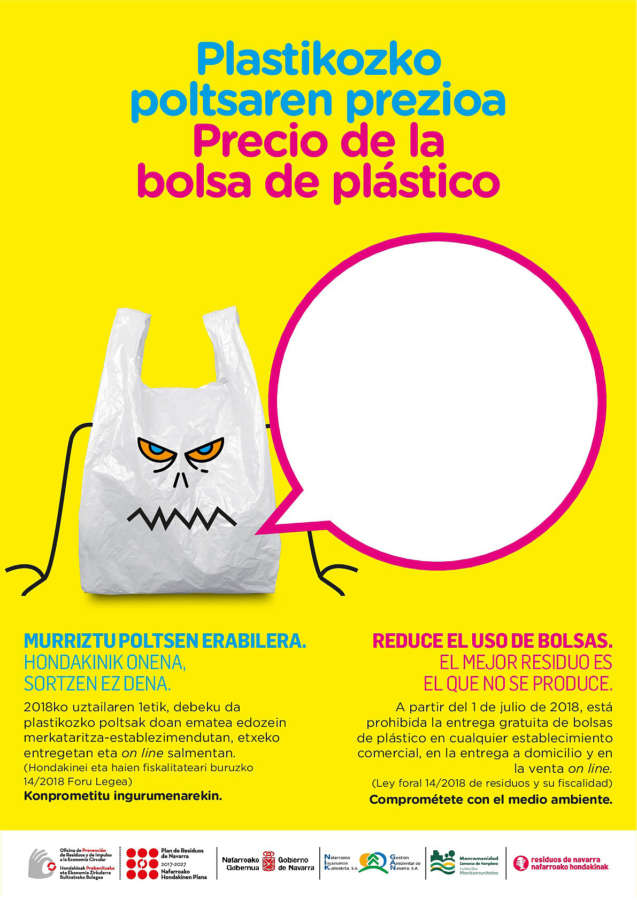 Mañana 1 de julio entra en vigor el pago obligatorio por las bolsas de plástico