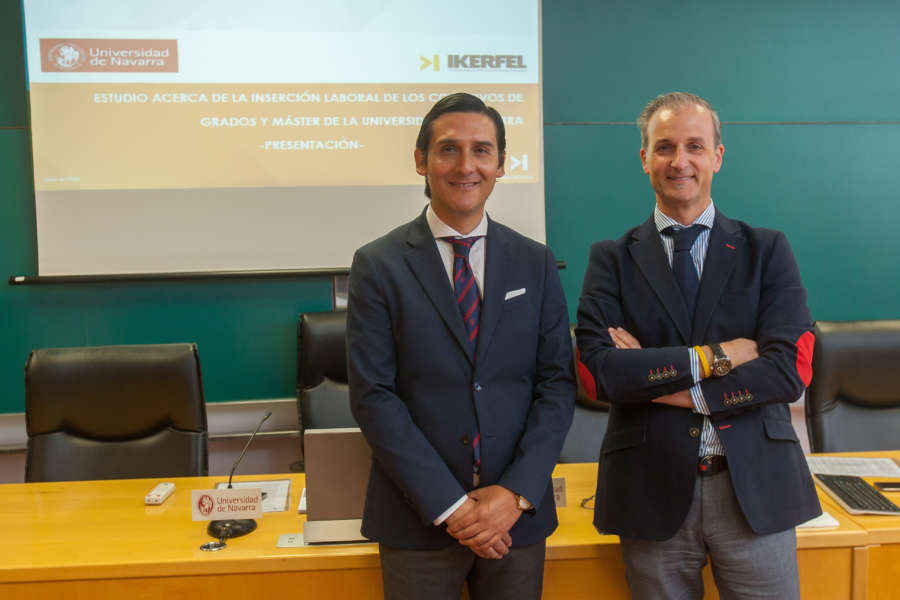 Dos de cada tres graduados de la Universidad de Navarra están trabajando