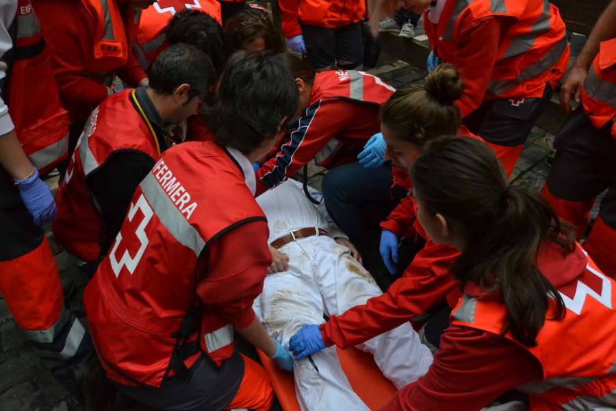 Solo dos corredores traslados a centros sanitarios con lesiones leves