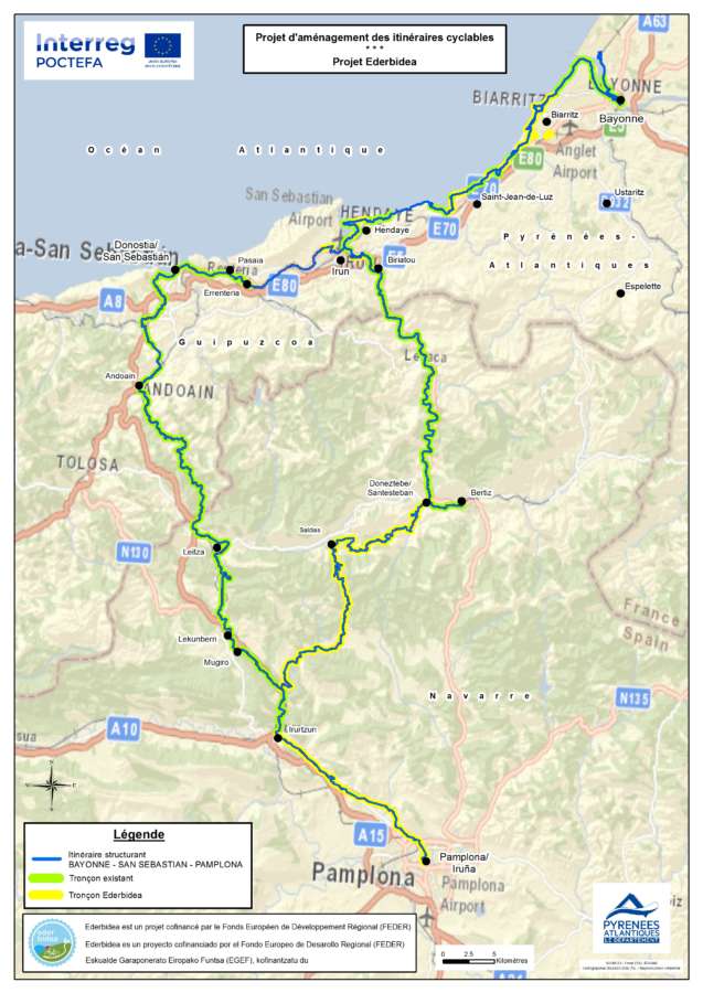Aprobado el PSIS de la ruta ciclista Santesteban-Irurzun en Navarra