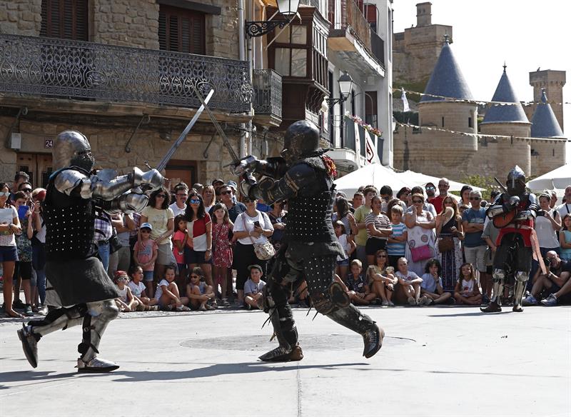 Fiesta medieval en Olite