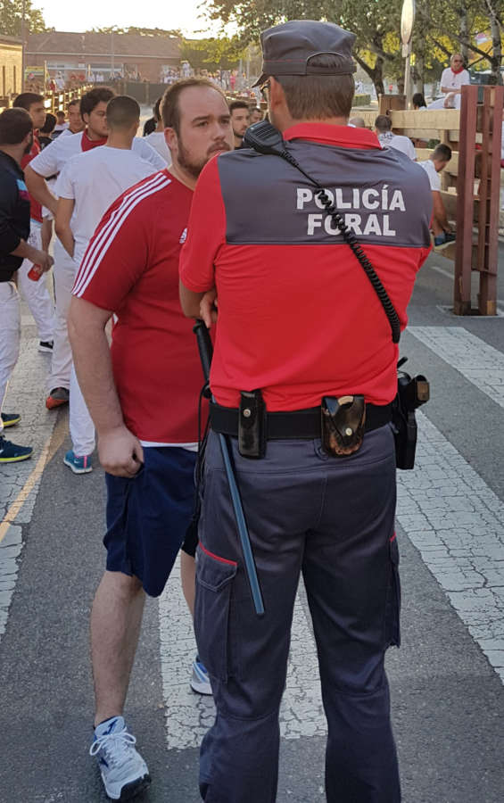 Policía Foral recibe un 32% menos de denuncias penales durante las fiestas de Tudela