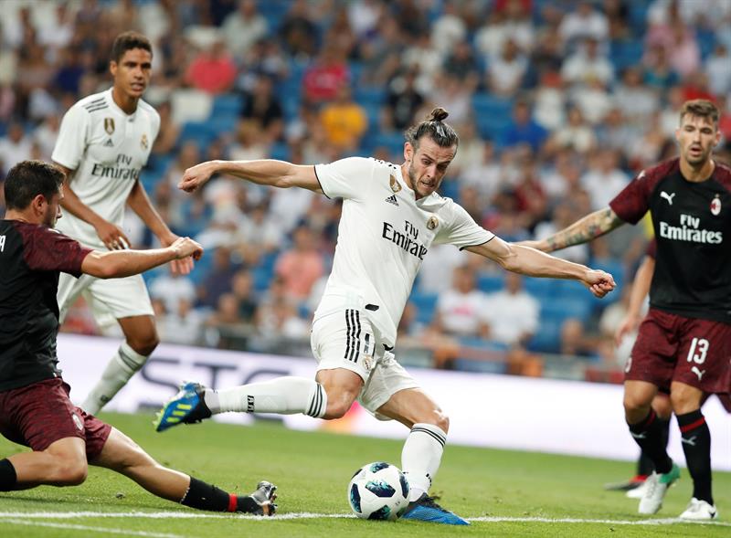3-1. Bale lidera al nuevo Real Madrid ante el Milan a cuatro días de la Supercopa