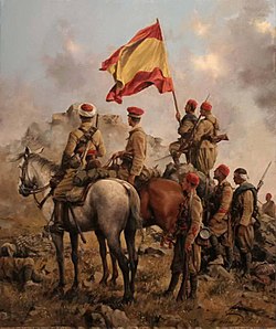 España gana a la guerra a Marruecos
