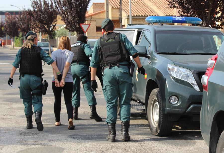 La Guardia Civil de Navarra desarticula dos puntos de ventas de sustancias estupefacientes en la zona de la Ribera
