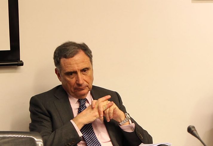 Sarría, satisfecho de la trayectoria de Caja Navarra pese a las “tormentas”